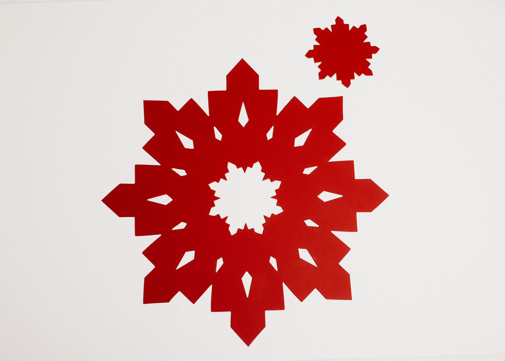 Kit Navideño: Mantel + Portavaso de Copo de Nieve