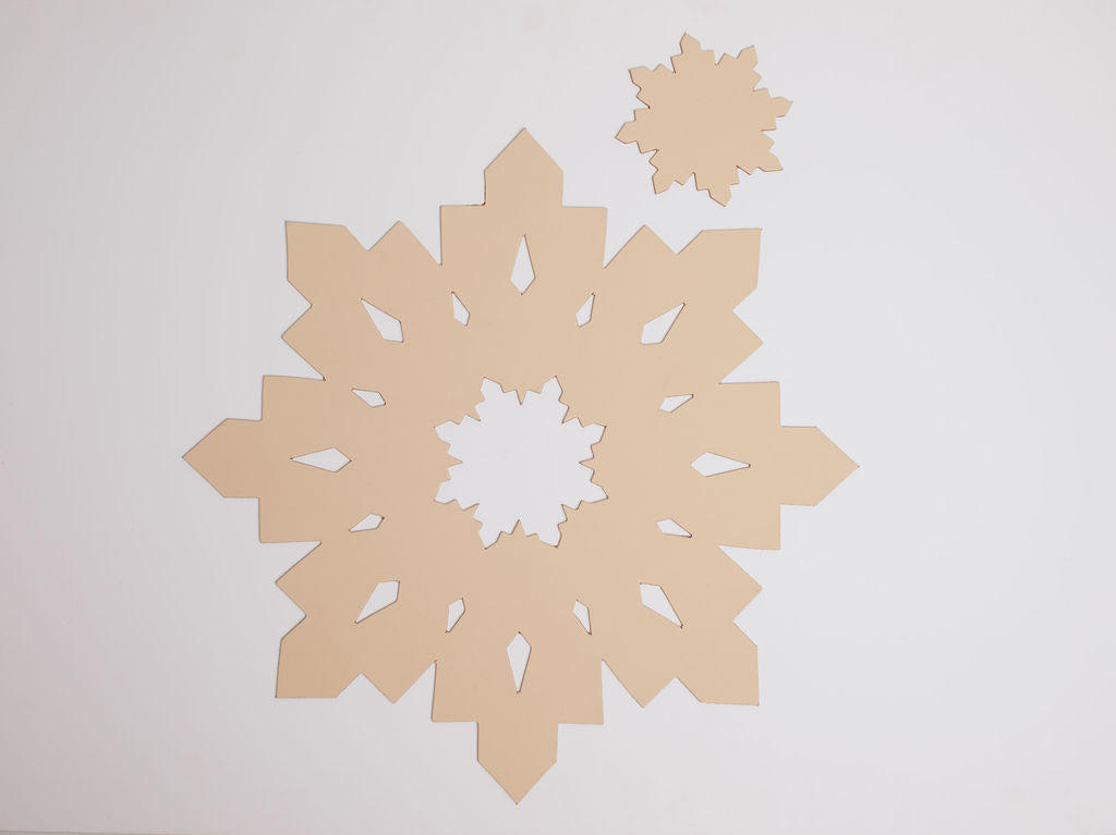 Kit Navideño: Mantel + Portavaso de Copo de Nieve