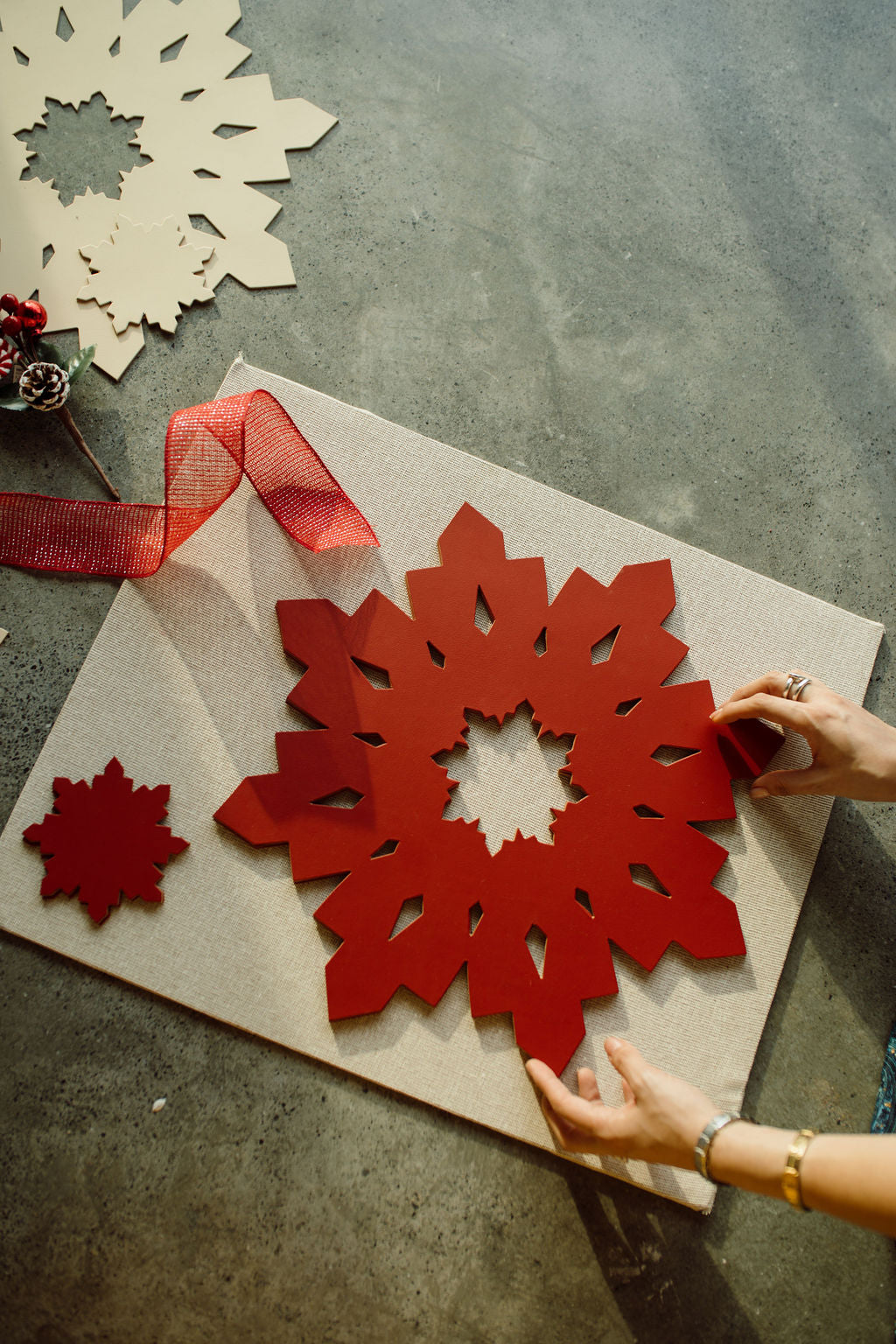 Mantel Copo de Nieve