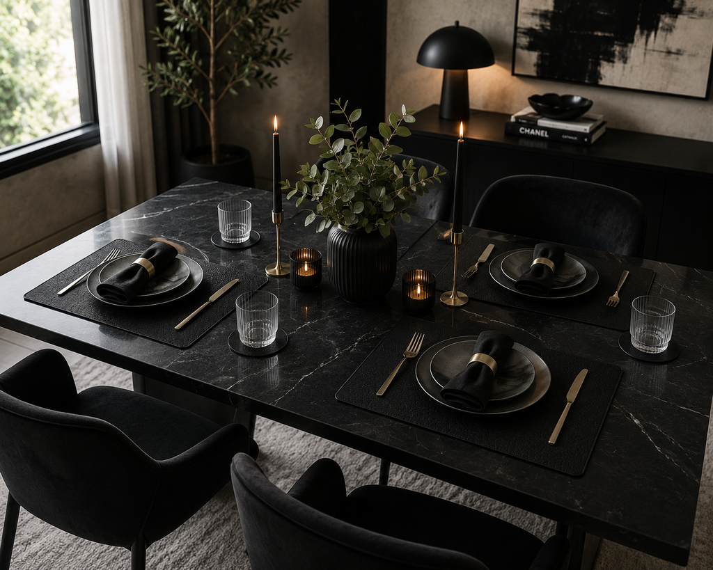 Set Mantel rectangular + Portavaso